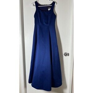 Vintage NIKI by Niki Livas Dress Size 6 Blue Gown Formal Occasions Evening